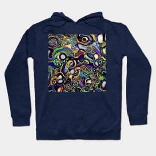 Abstract man portrait Hoodie